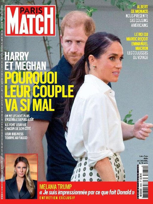 Title details for Paris Match by Lagardere Media News - Available